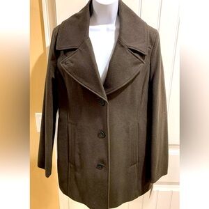 Andrew Marc Buttons Front Car Coat WOOL BLEND, size 12
